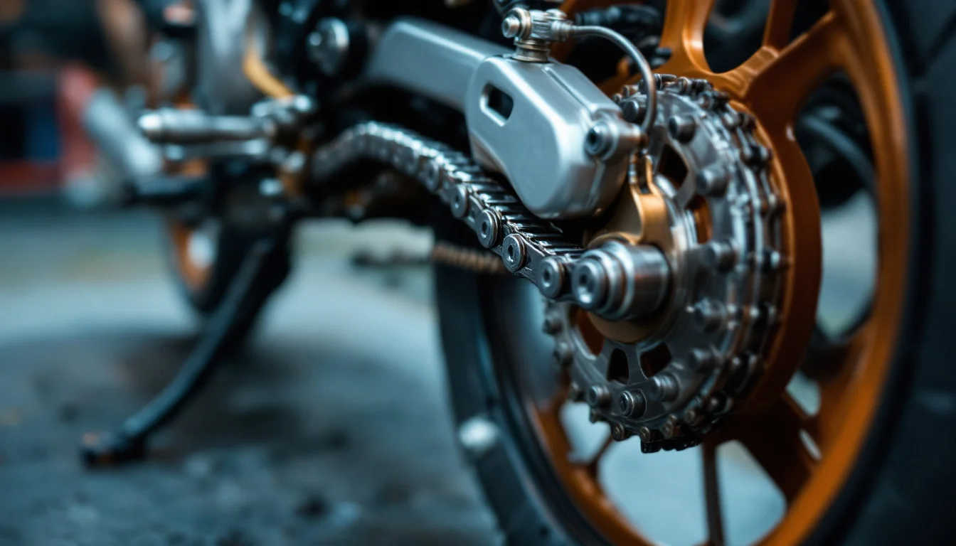 Entretien de la chaîne de moto : la physique du nettoyage, de la lubrification et de la tension