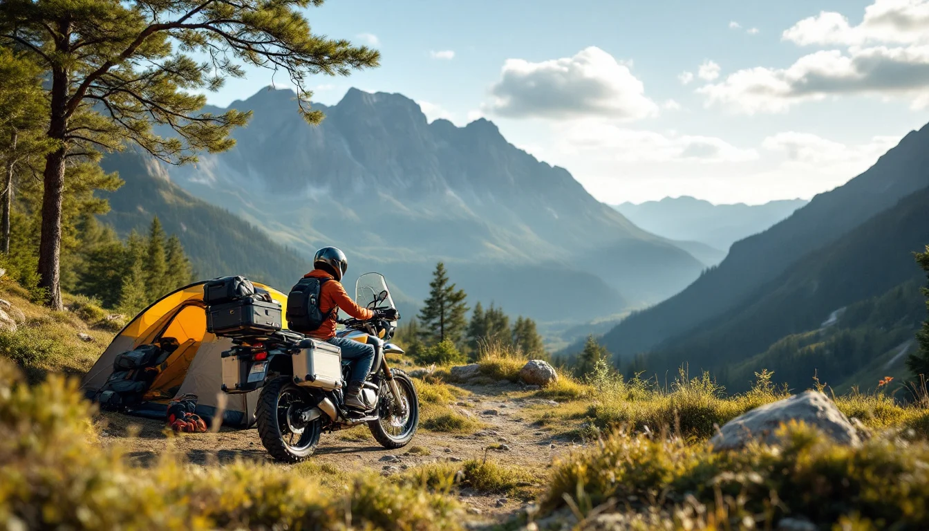 Moto-camping 101 : Le guide d'équipement minimaliste pour vos aventures nocturnes
